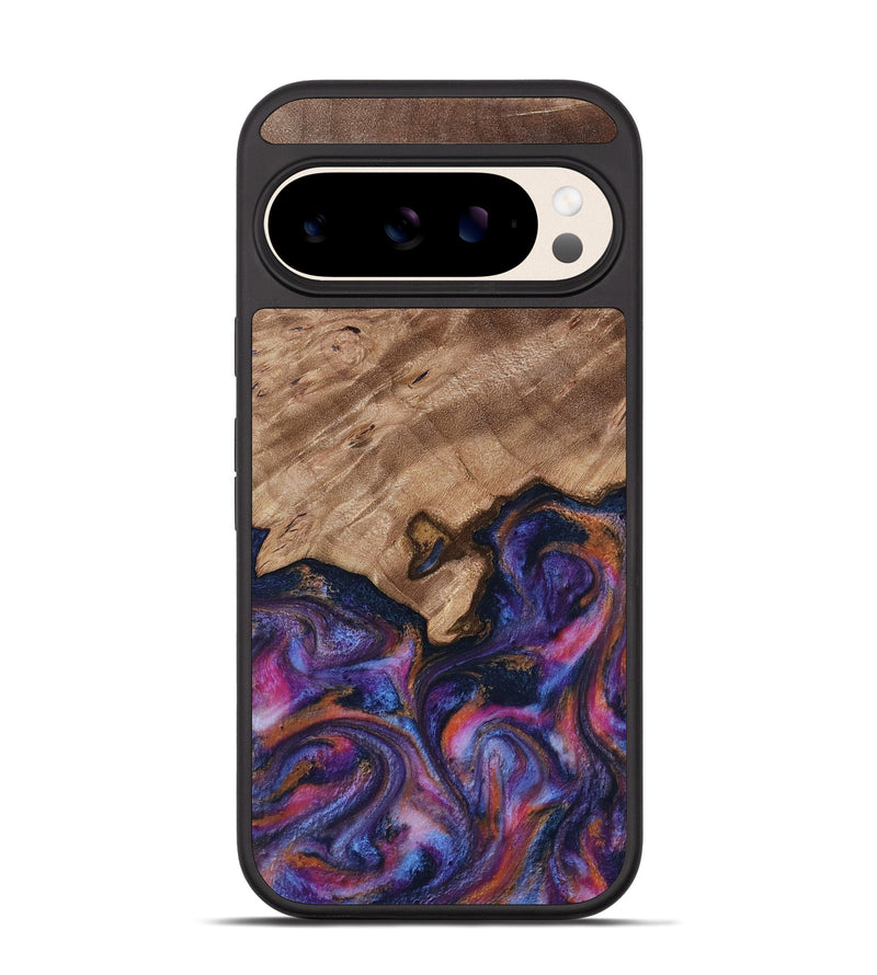 Pixel 10 Pro Wood Phone Case - Will (Blue, 817696)