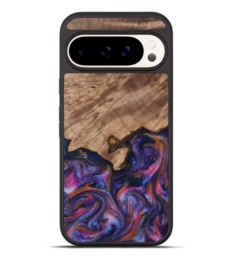 Pixel 10 Pro XL Wood Phone Case - Will (Blue, 817696)