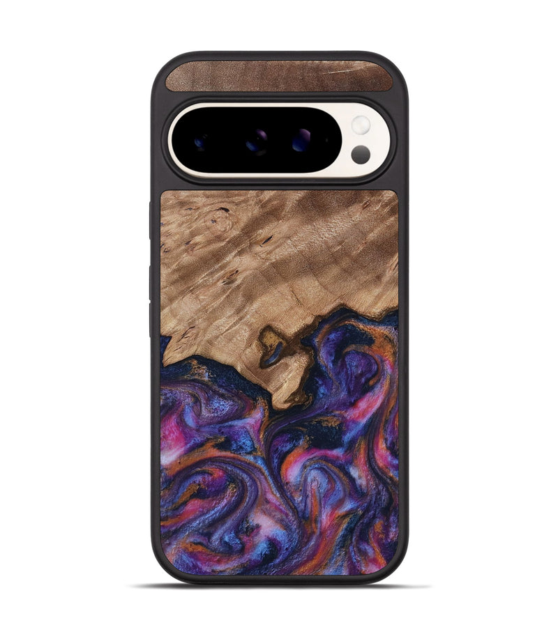 Pixel 9 Pro Wood Phone Case - Will (Blue, 817696)