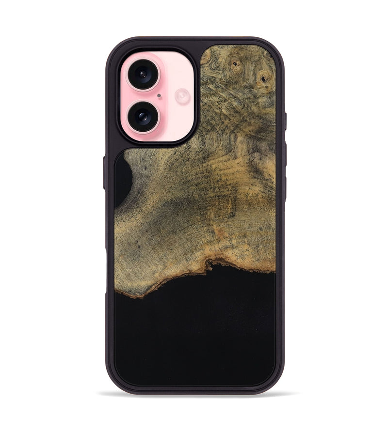 iPhone 16 Wood Phone Case - Brady (Wood Burl, 817697)
