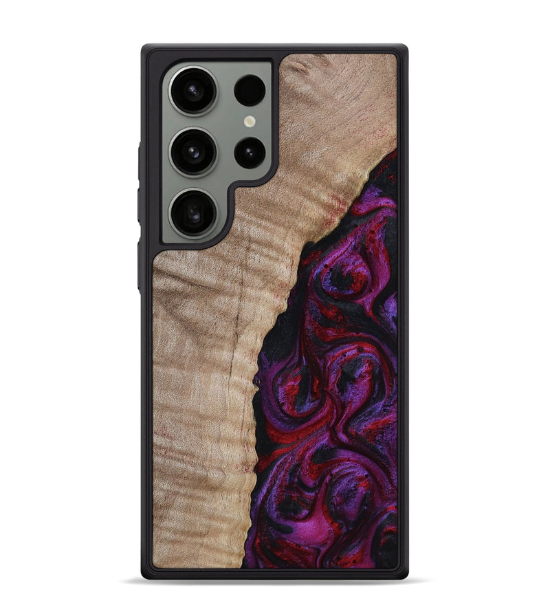 Galaxy S24 Ultra Wood Phone Case - Effie (Red, 817702)