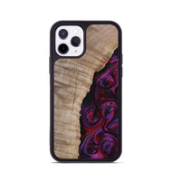 iPhone 11 Pro Wood Phone Case - Effie (Red, 817702)