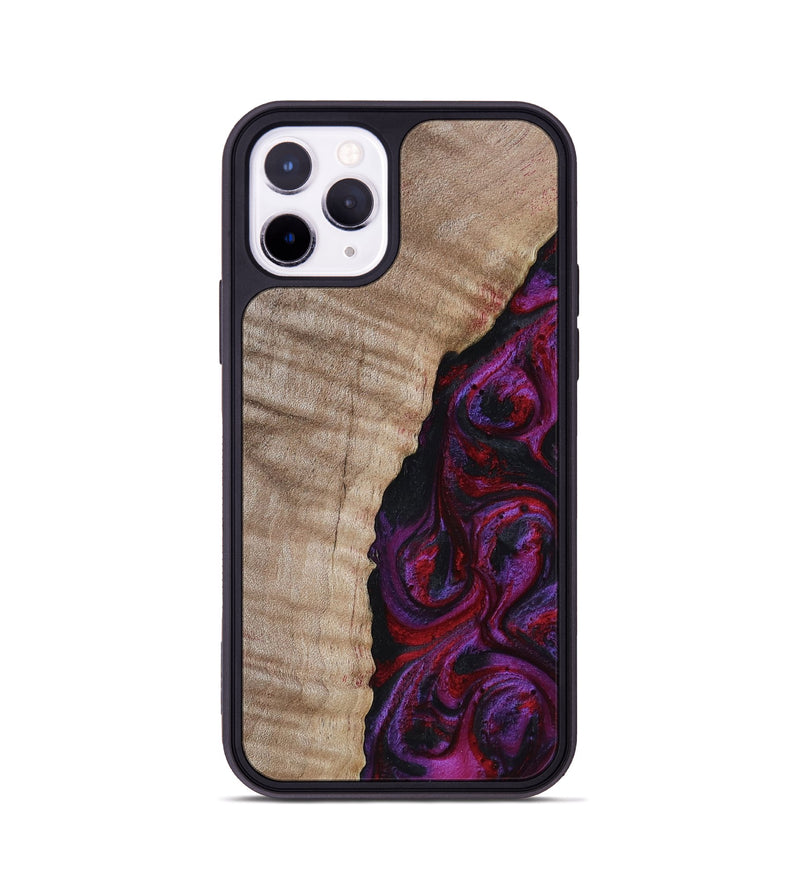 iPhone 11 Pro Wood Phone Case - Effie (Red, 817702)