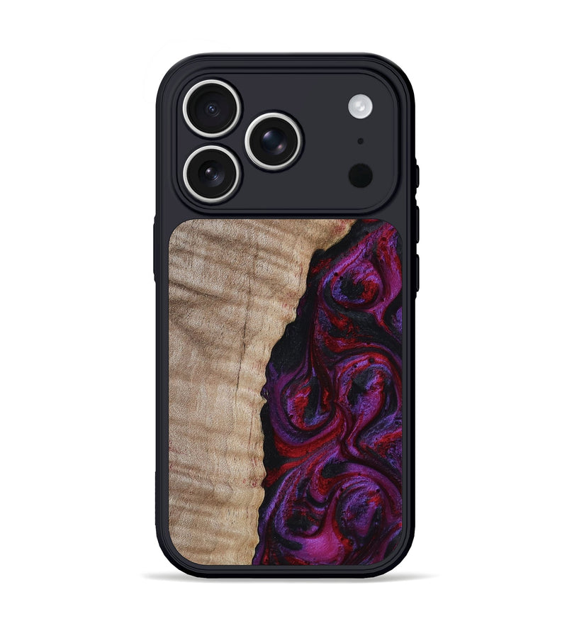 iPhone 17 Pro Wood Phone Case - Effie (Red, 817702)