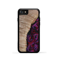 iPhone SE Wood Phone Case - Effie (Red, 817702)