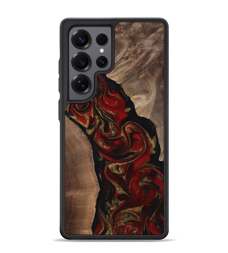 Galaxy S25 Ultra Wood Phone Case - Hedwig (Red, 817703)