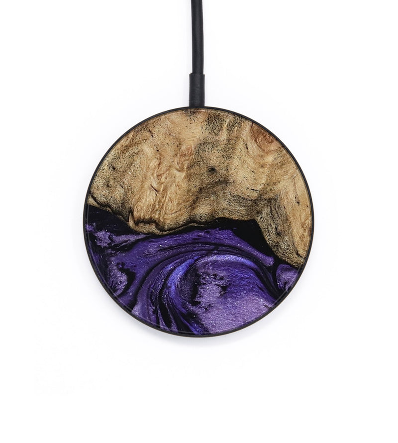 Circle Wood Wireless Charger - Nell (Purple, 817704)