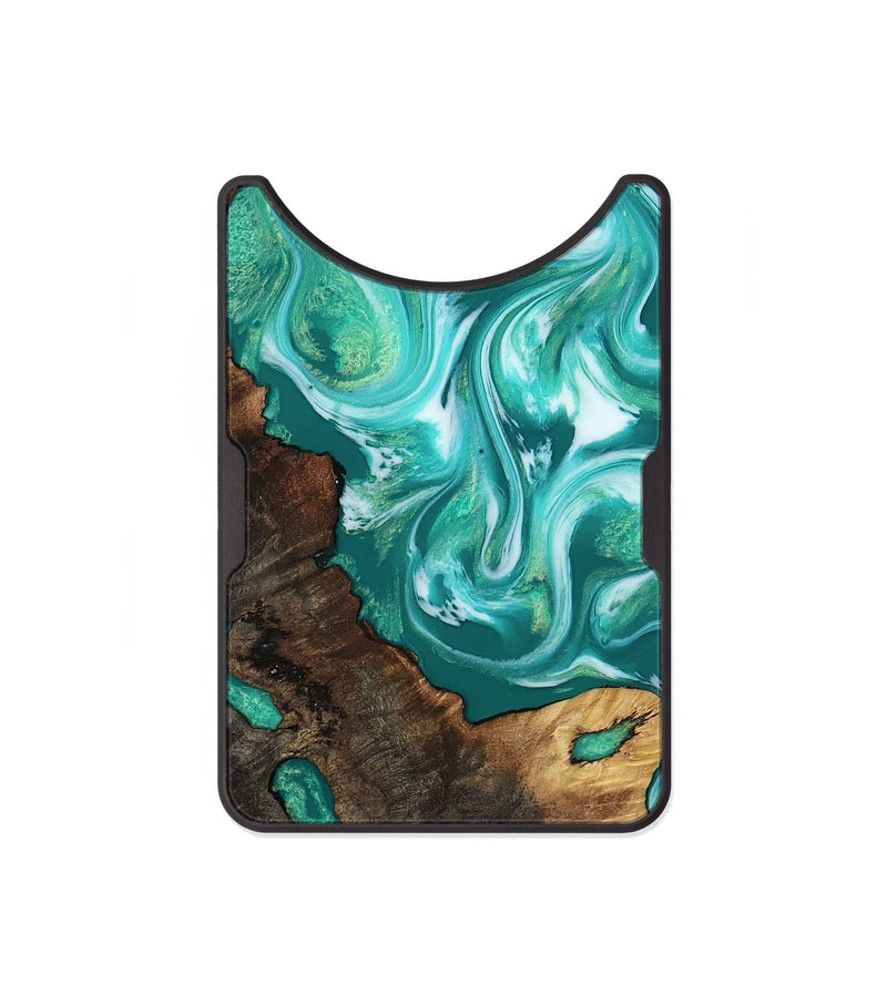 Alloy Wood Wallet - Zahra (Green, 817712)