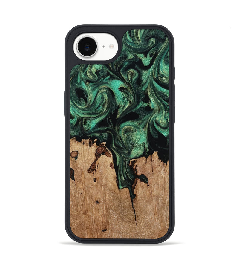 iPhone 17e Wood Phone Case - Breanna (Green, 817714)