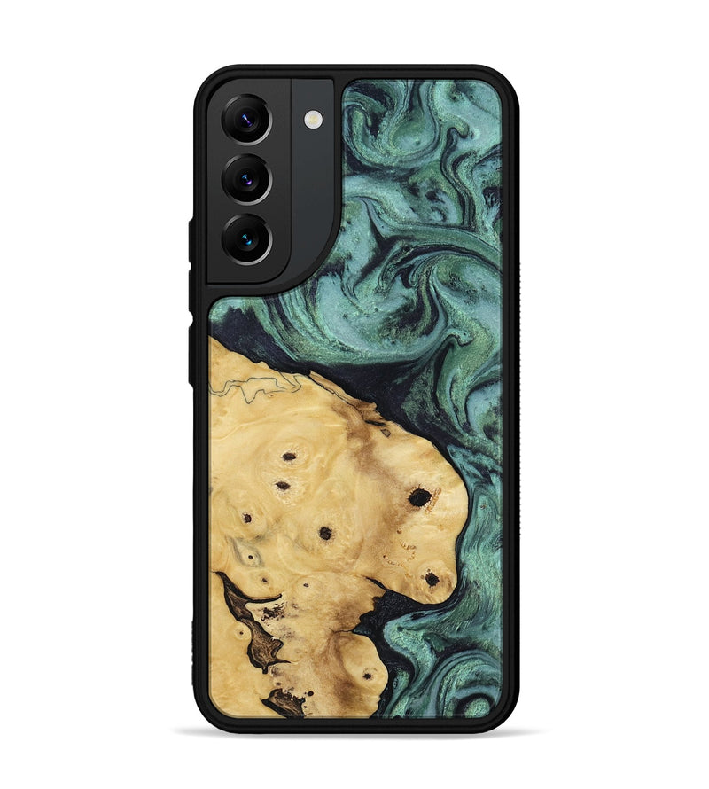 Galaxy S22 Plus Wood Phone Case - Aliana (Green, 817716)