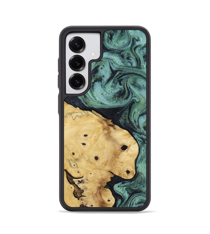Galaxy S25 Wood Phone Case - Aliana (Green, 817716)