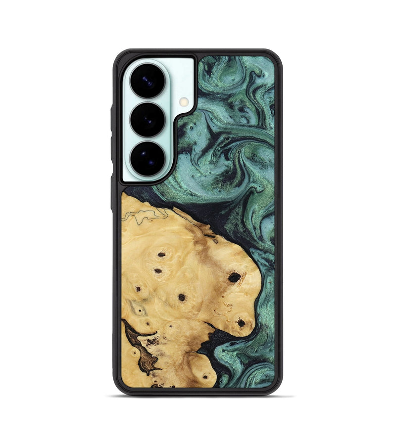 Galaxy S26 Wood Phone Case - Aliana (Green, 817716)