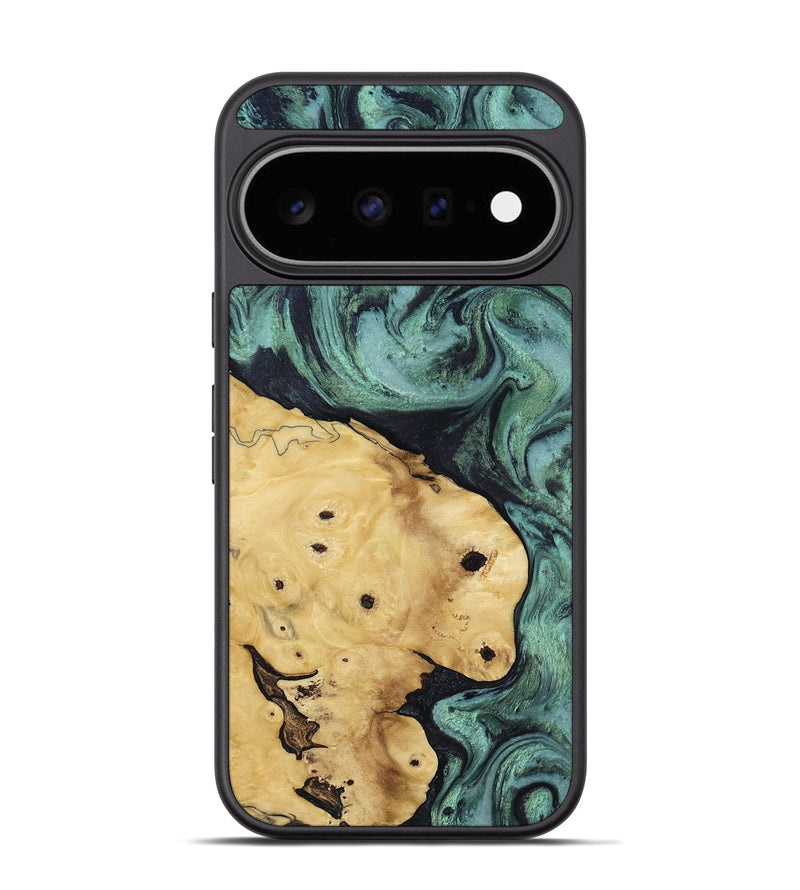 Pixel 11 Pro Wood Phone Case - Aliana (Green, 817716)