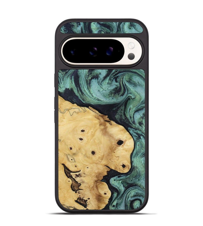 Pixel 9 Pro Wood Phone Case - Aliana (Green, 817716)