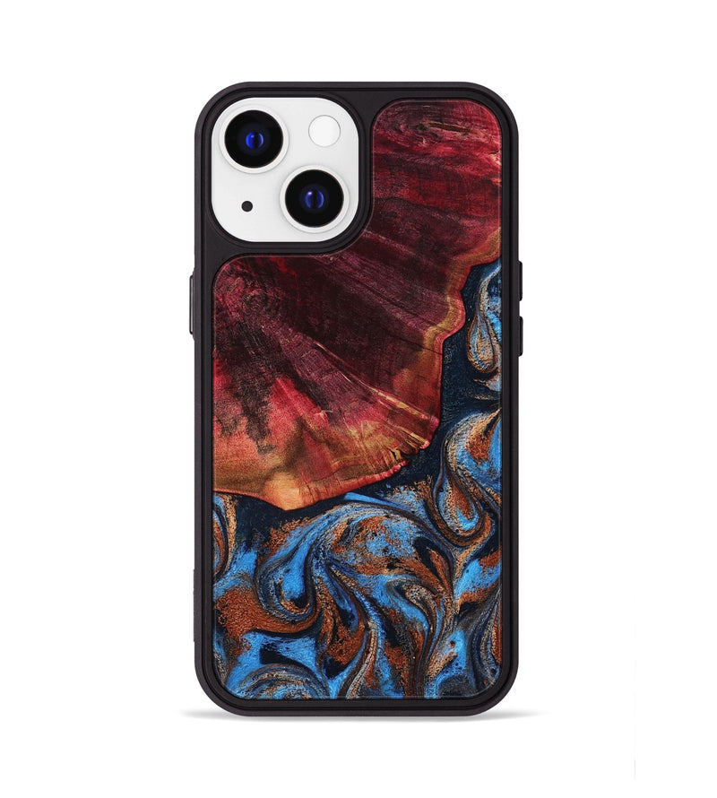iPhone 13 Wood Phone Case - Edison (Red, 817721)