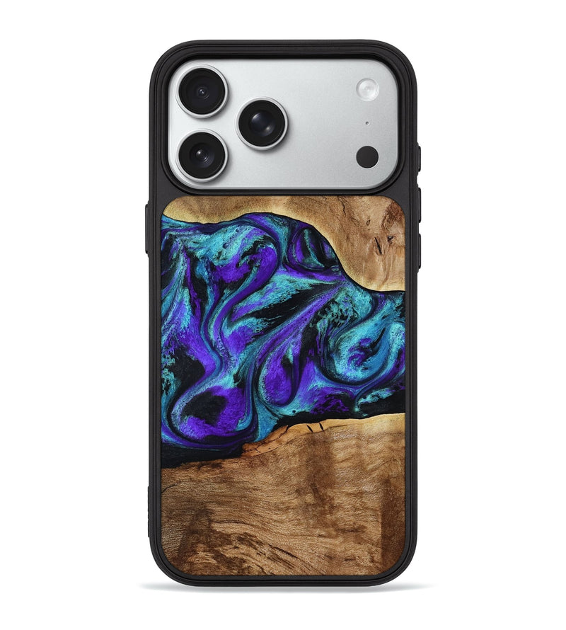 iPhone 18 Pro Max Wood Phone Case - Vada (Purple, 817742)