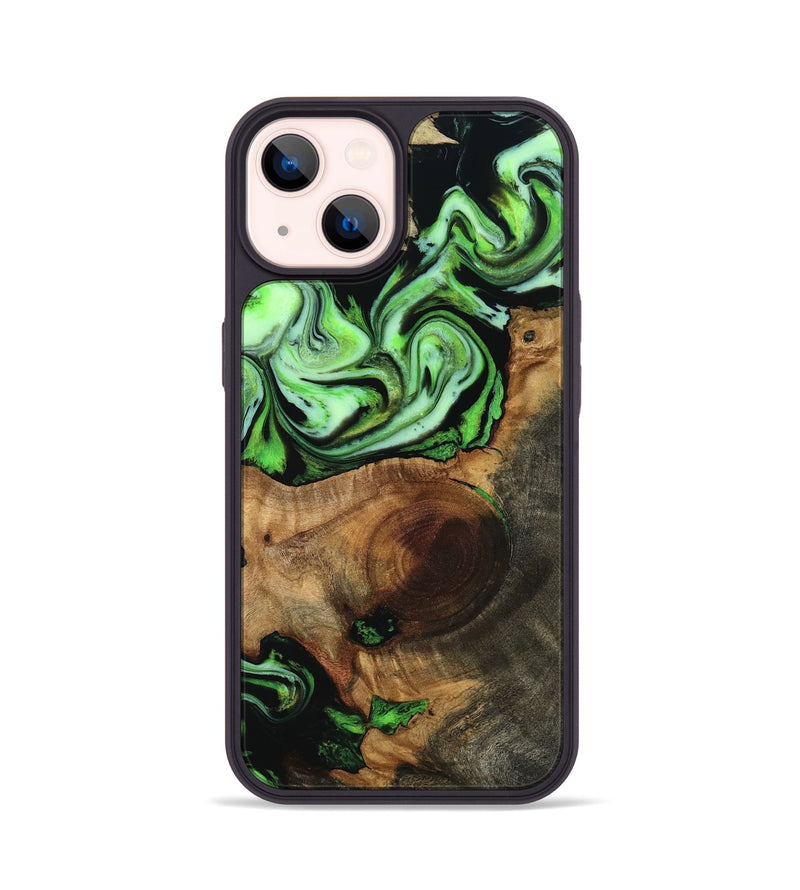 iPhone 14 Wood Phone Case - Neo (Neon, 817778)