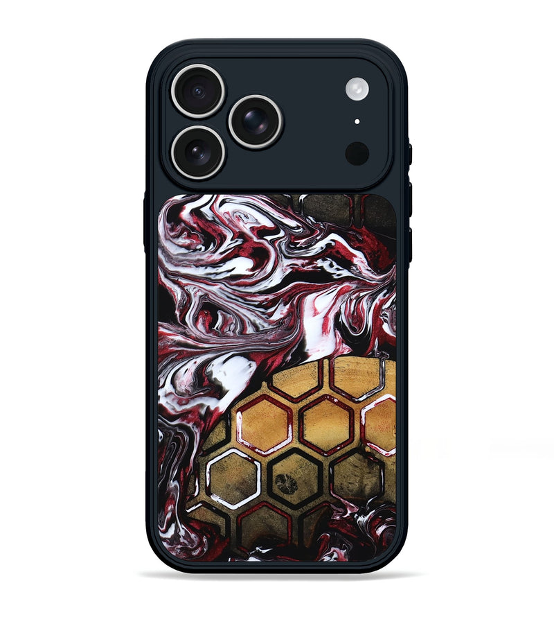 iPhone 17 Pro Max Wood Phone Case - Poppy (Pattern, 817798)
