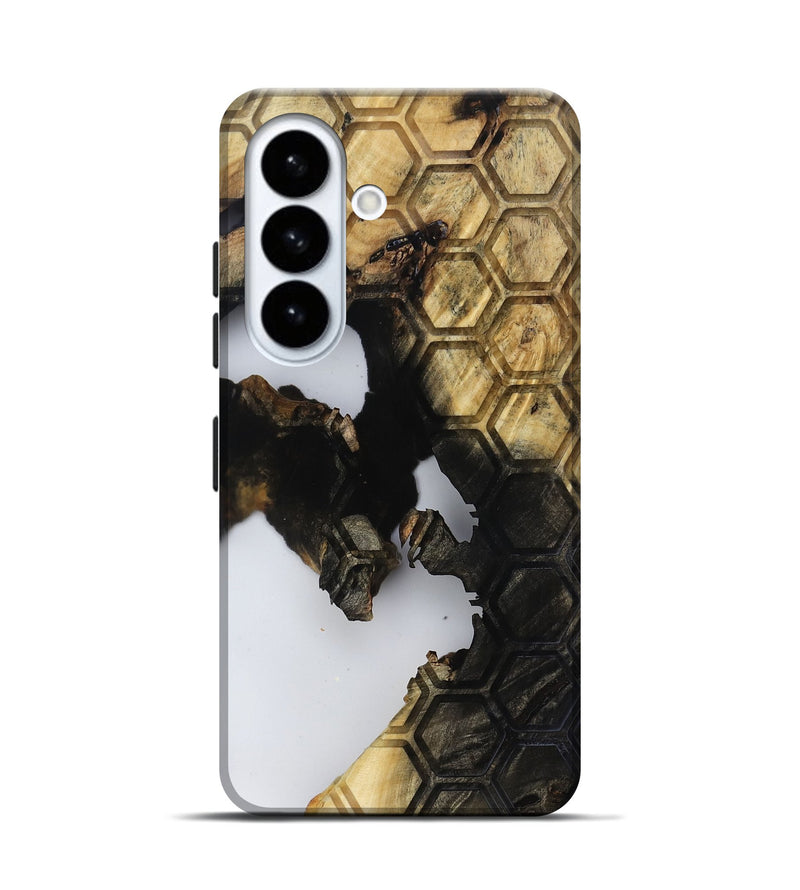 Galaxy S26 Wood Live Edge Phone Case - Anissa (Clear, 817821)