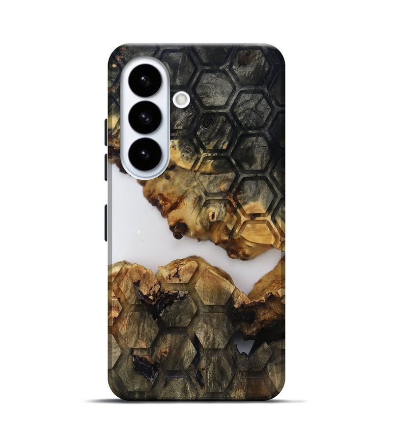 Galaxy S26 Wood Live Edge Phone Case - Gloria (Clear, 817822)