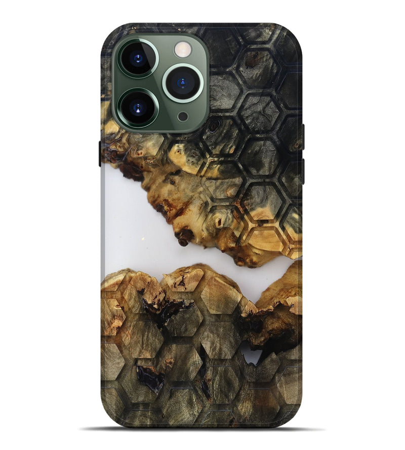 iPhone 13 Pro Max Wood Live Edge Phone Case - Gloria (Clear, 817822)
