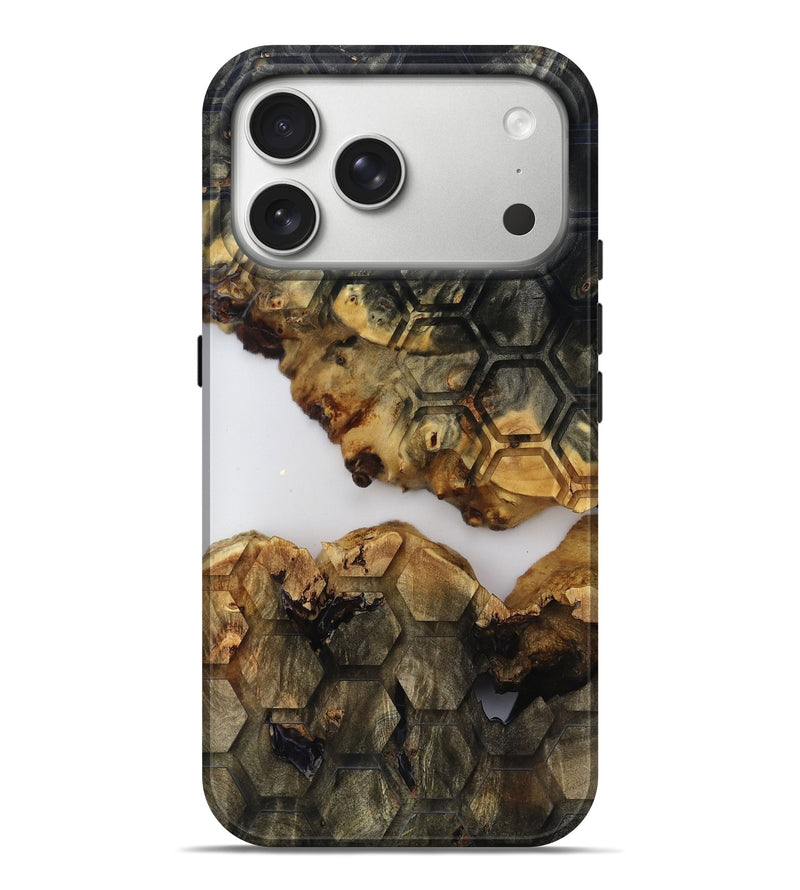 iPhone 17 Pro Max Wood Live Edge Phone Case - Gloria (Clear, 817822)
