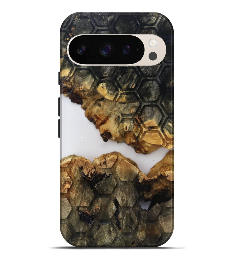 Pixel 10 Pro XL Wood Live Edge Phone Case - Gloria (Clear, 817822)