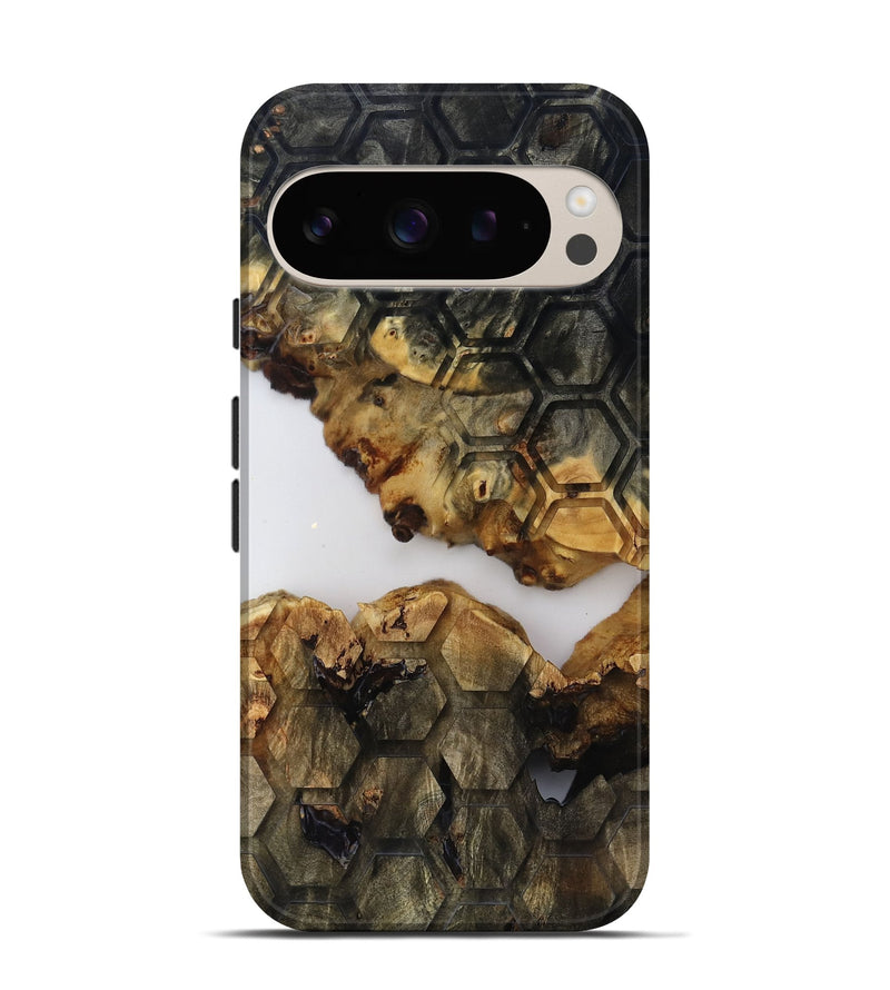 Pixel 9 Wood Live Edge Phone Case - Gloria (Clear, 817822)