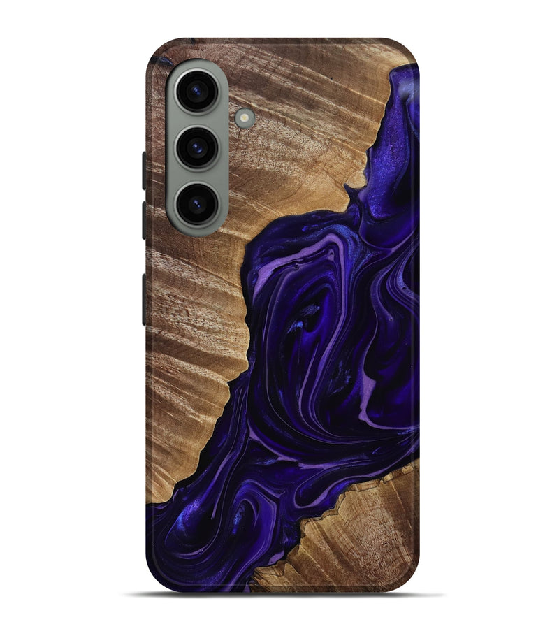 Galaxy S24 Plus Wood Live Edge Phone Case - Milana (Purple, 817831)