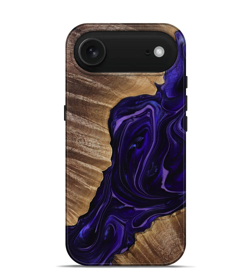 iPhone 17 Air Wood Live Edge Phone Case - Milana (Purple, 817831)
