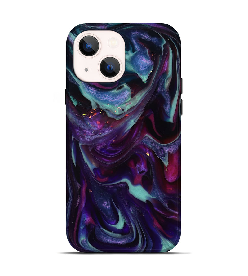 iPhone 14 ResinArt Live Edge Phone Case - Kohen (Purple, 817834)