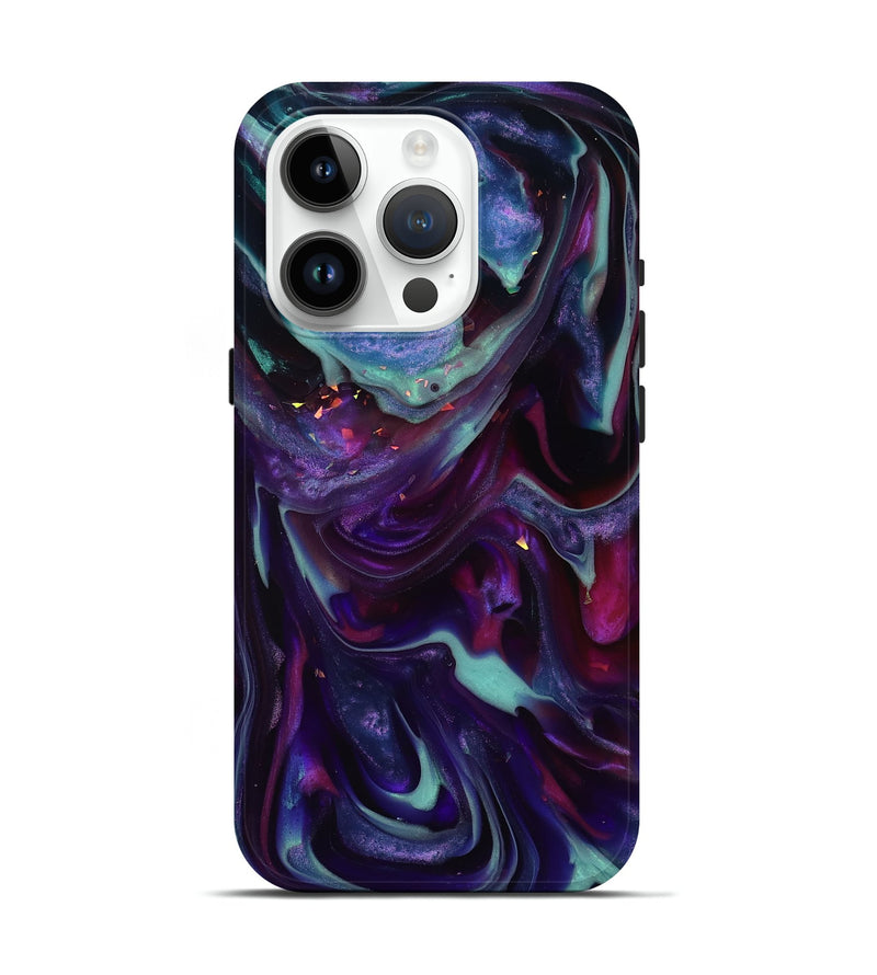 iPhone 15 Pro ResinArt Live Edge Phone Case - Kohen (Purple, 817834)