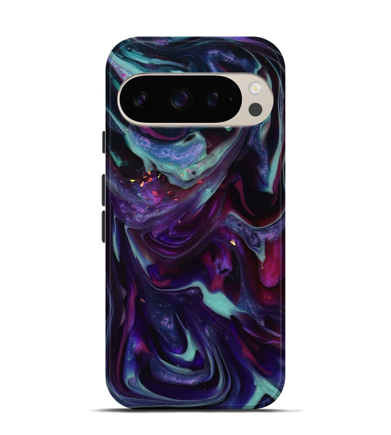 Pixel 9 Pro ResinArt Live Edge Phone Case - Kohen (Purple, 817834)