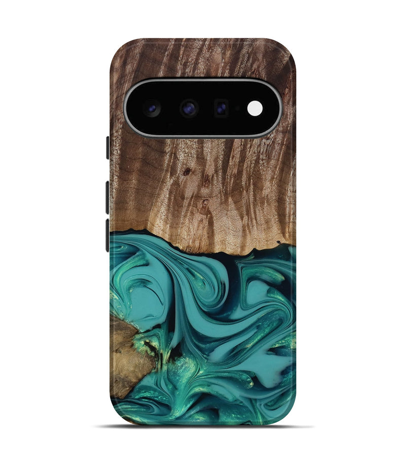 Pixel 11 Wood Live Edge Phone Case - Braxton (Green, 817837)