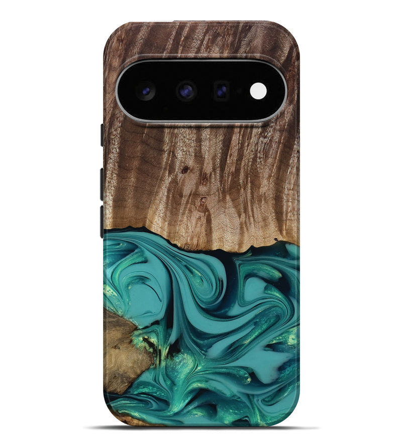 Pixel 11 Pro XL Wood Live Edge Phone Case - Braxton (Green, 817837)