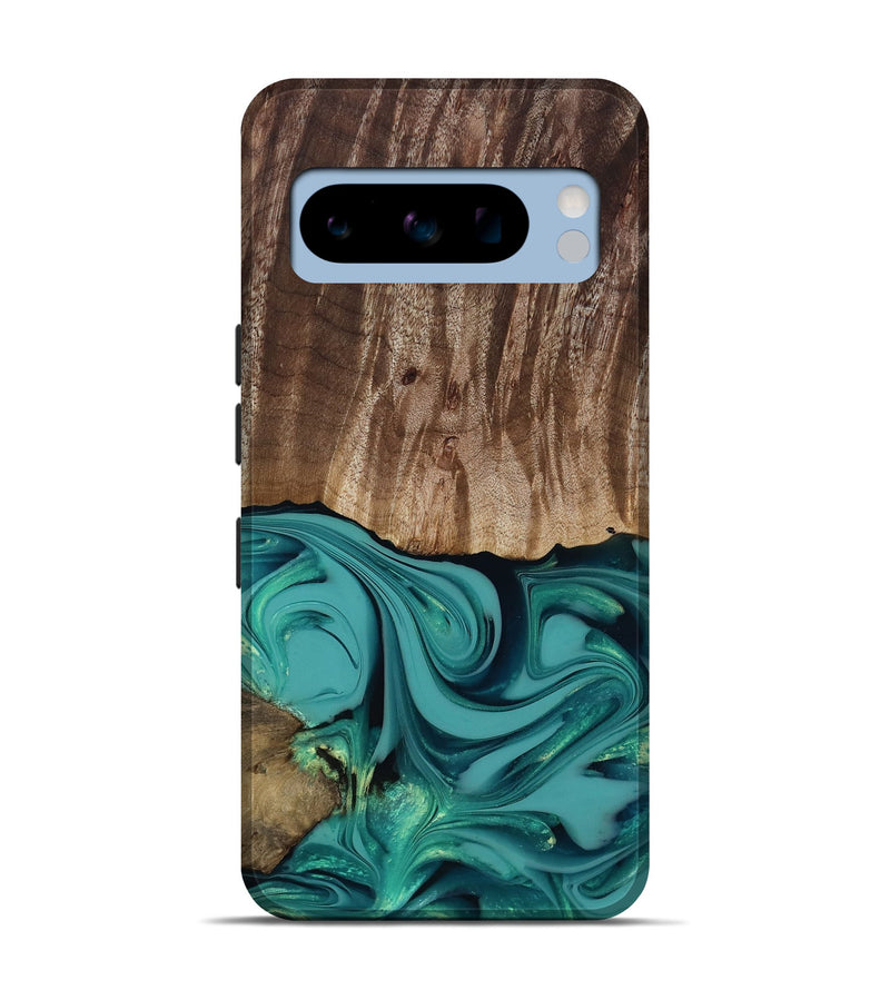 Pixel 8 Pro Wood Live Edge Phone Case - Braxton (Green, 817837)