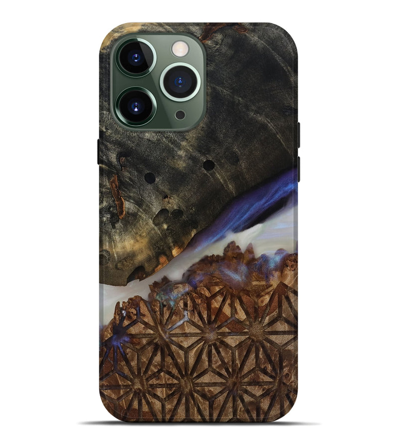 iPhone 13 Pro Max Wood Live Edge Phone Case - Kyrie (Clear, 817838)