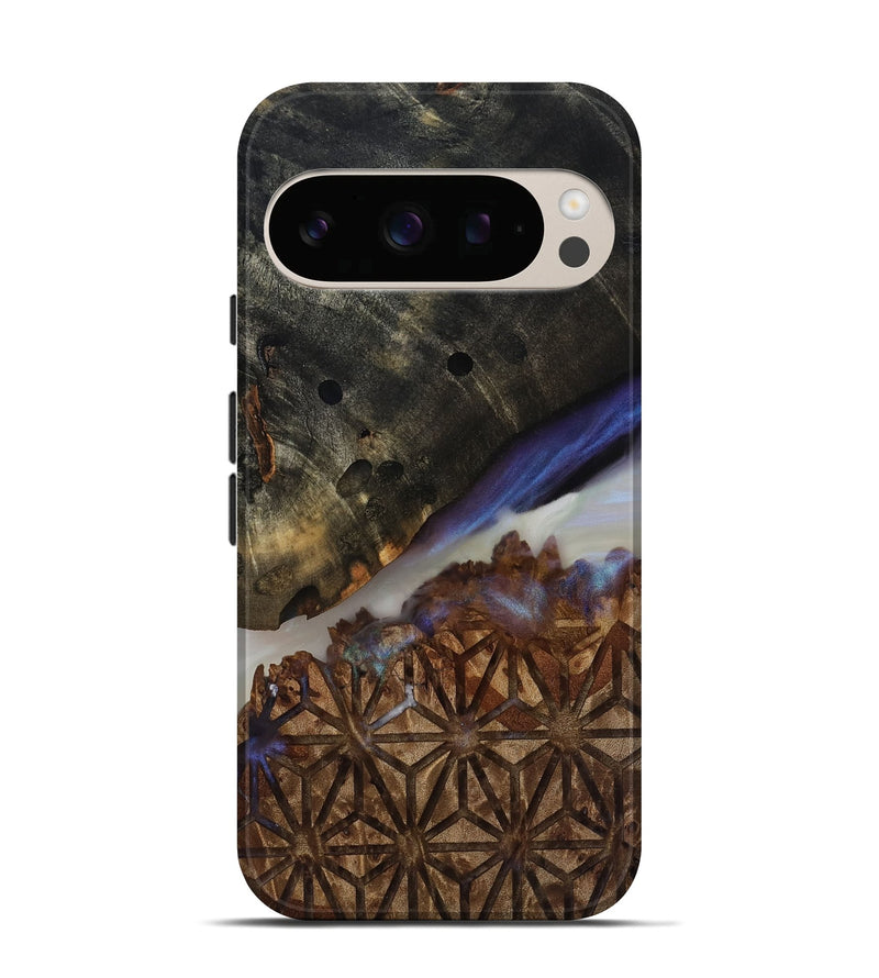 Pixel 10 Pro Wood Live Edge Phone Case - Kyrie (Clear, 817838)
