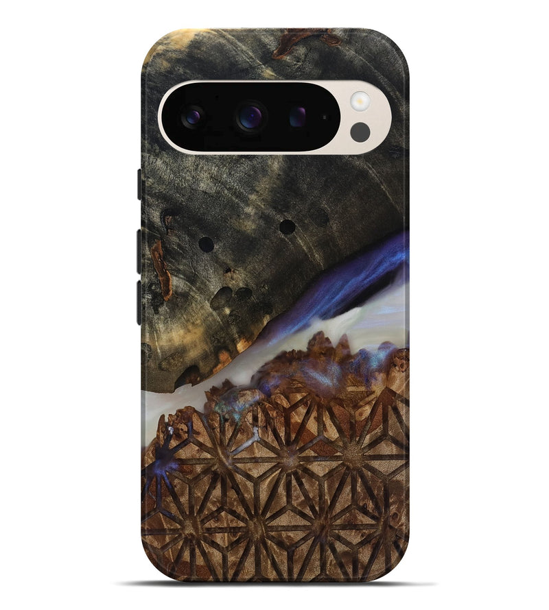 Pixel 10 Pro XL Wood Live Edge Phone Case - Kyrie (Clear, 817838)
