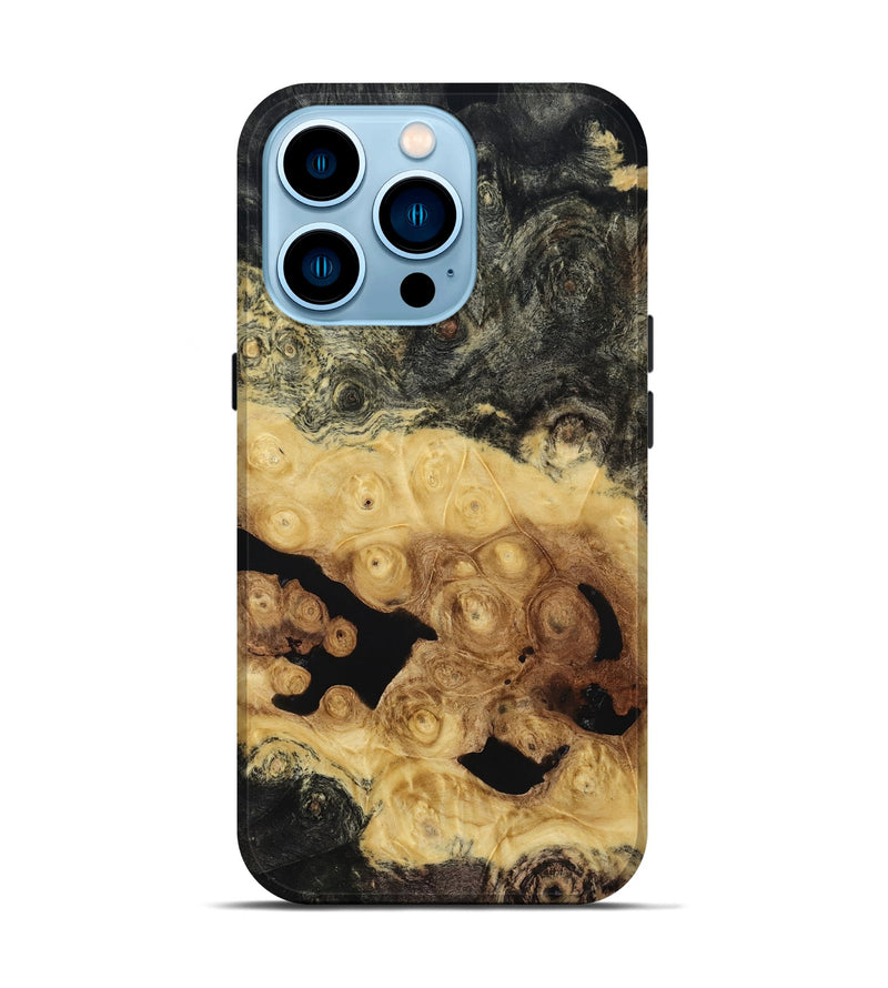 iPhone 14 Pro Wood Live Edge Phone Case - Audrina (Wood Burl, 817845)