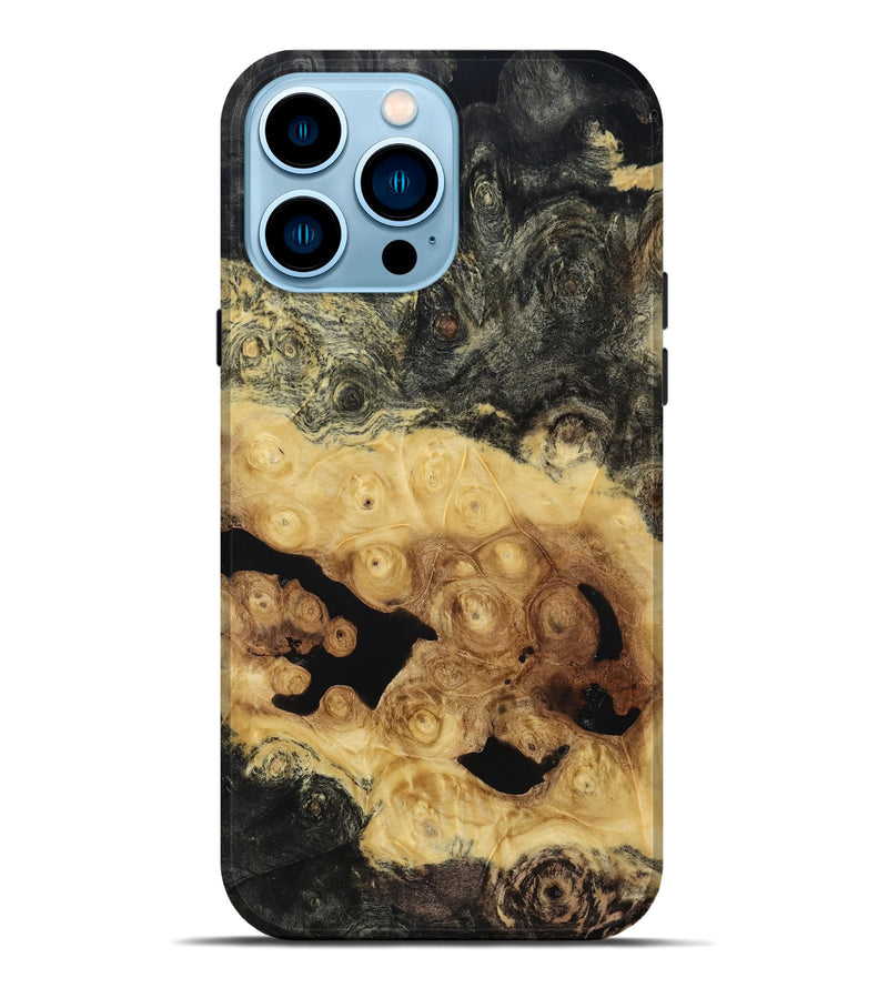 iPhone 14 Pro Max Wood Live Edge Phone Case - Audrina (Wood Burl, 817845)