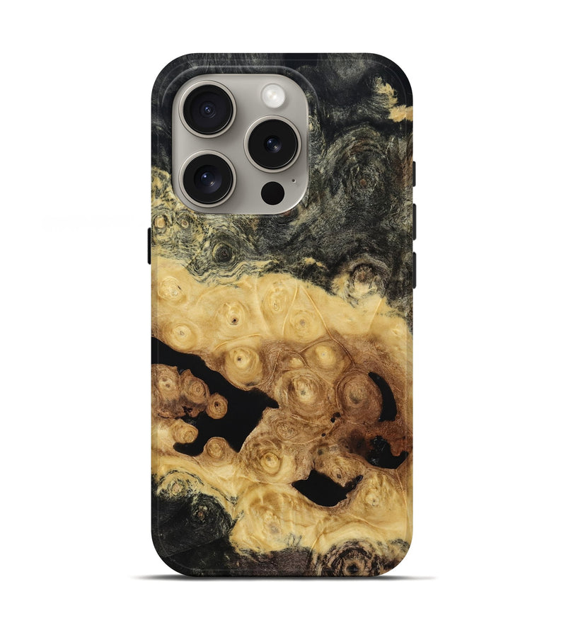 iPhone 16 Pro Wood Live Edge Phone Case - Audrina (Wood Burl, 817845)
