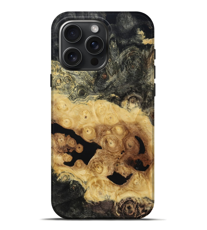 iPhone 16 Pro Max Wood Live Edge Phone Case - Audrina (Wood Burl, 817845)