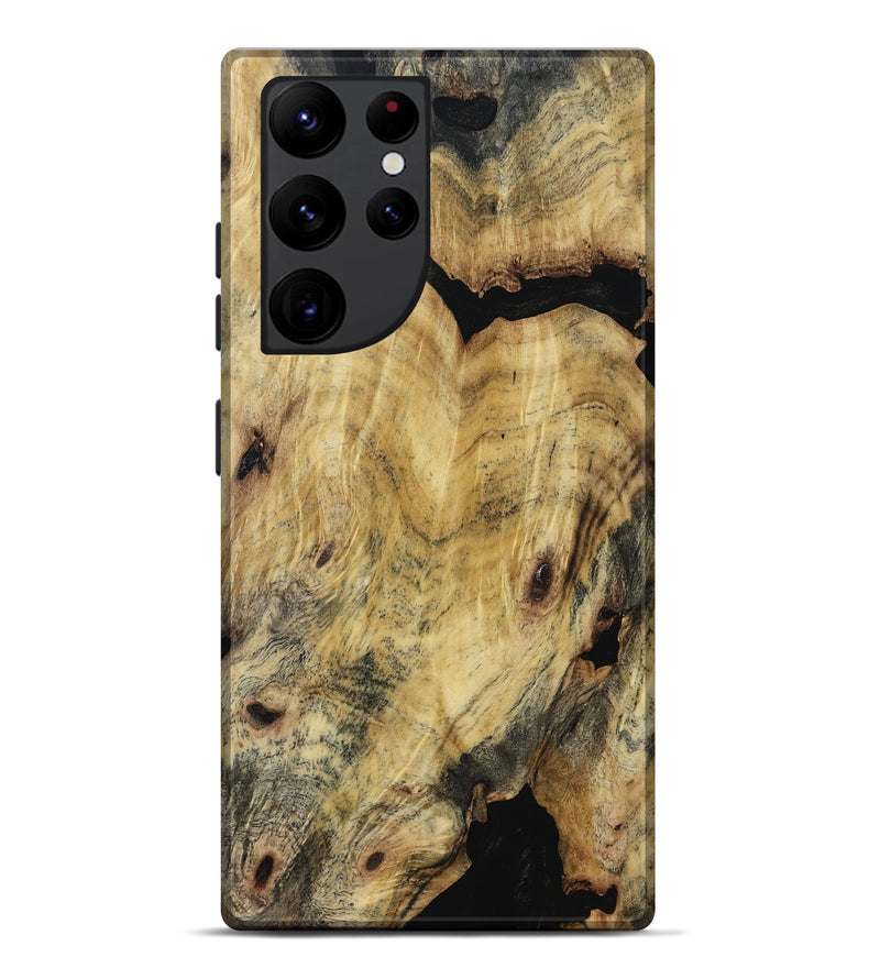 Galaxy S22 Ultra Wood Live Edge Phone Case - Thomas (Wood Burl, 817852)