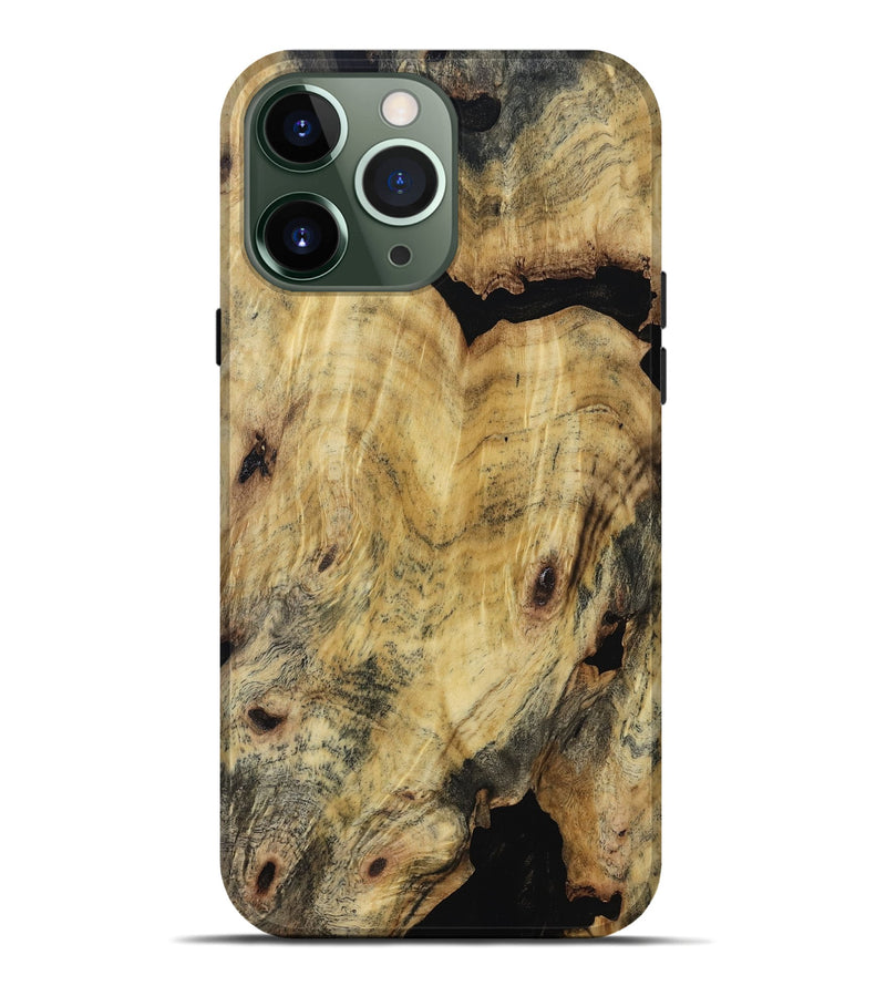iPhone 13 Pro Max Wood Live Edge Phone Case - Thomas (Wood Burl, 817852)