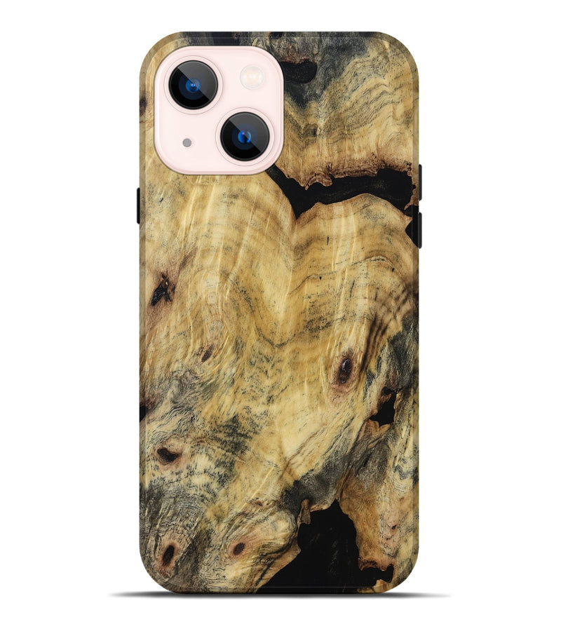 iPhone 14 Plus Wood Live Edge Phone Case - Thomas (Wood Burl, 817852)