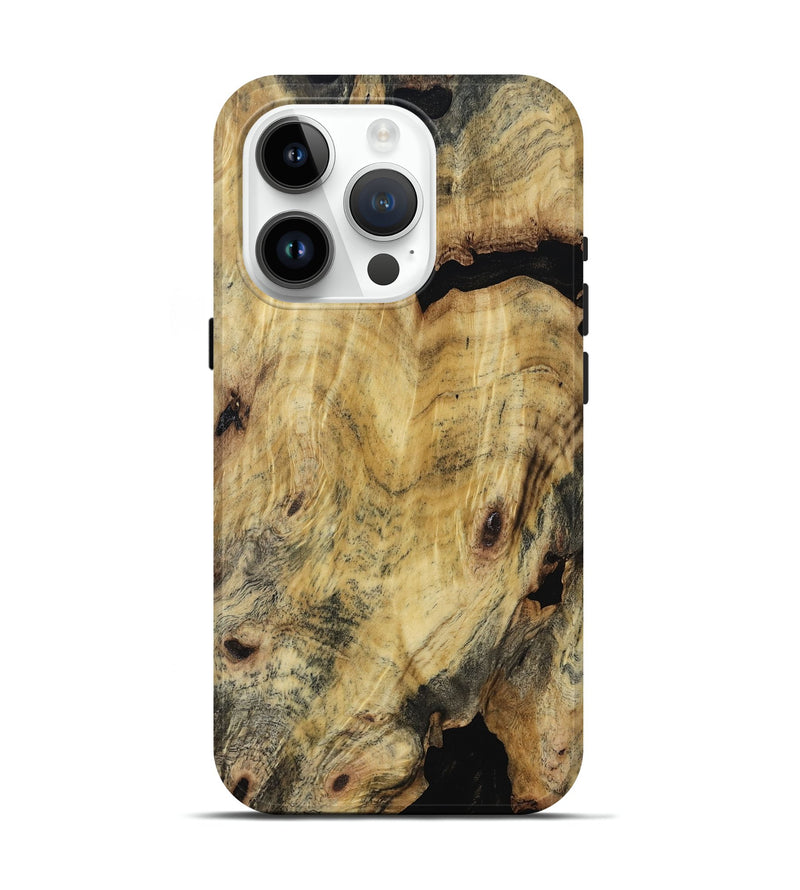 iPhone 15 Pro Wood Live Edge Phone Case - Thomas (Wood Burl, 817852)