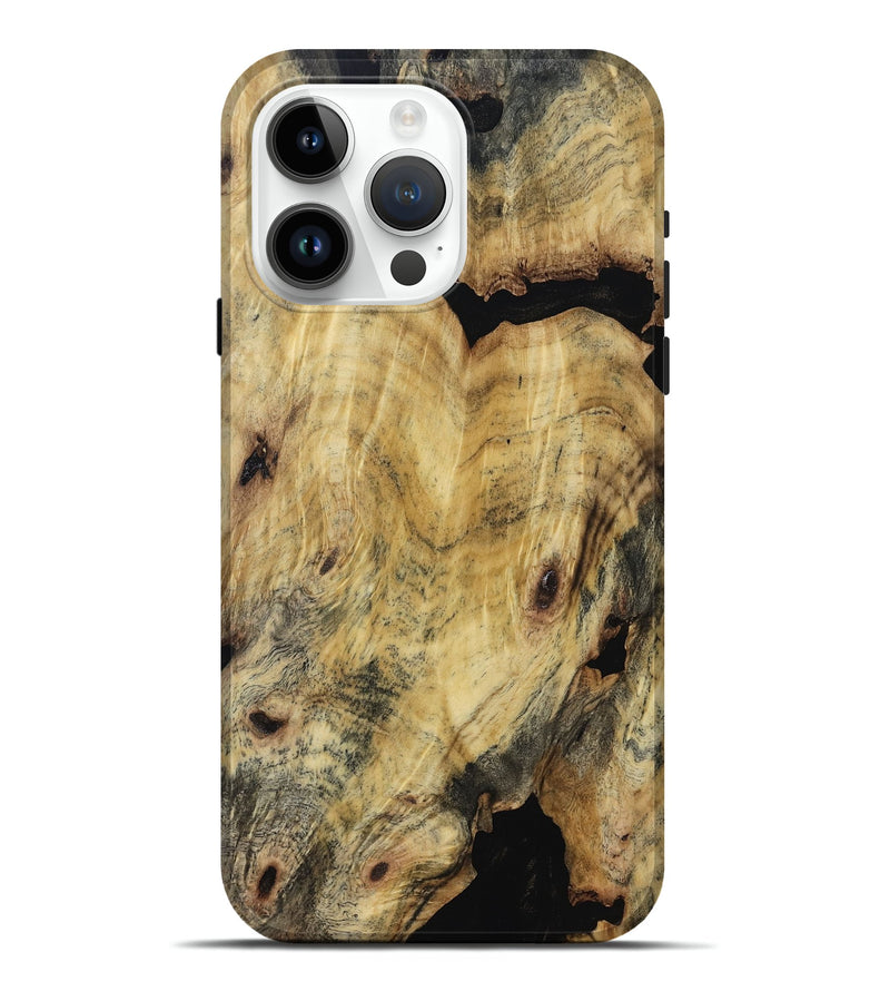 iPhone 15 Pro Max Wood Live Edge Phone Case - Thomas (Wood Burl, 817852)