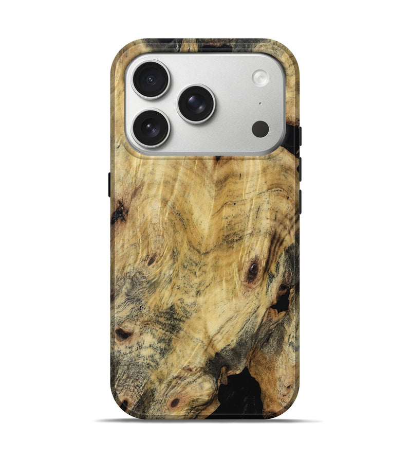iPhone 17 Pro Wood Live Edge Phone Case - Thomas (Wood Burl, 817852)