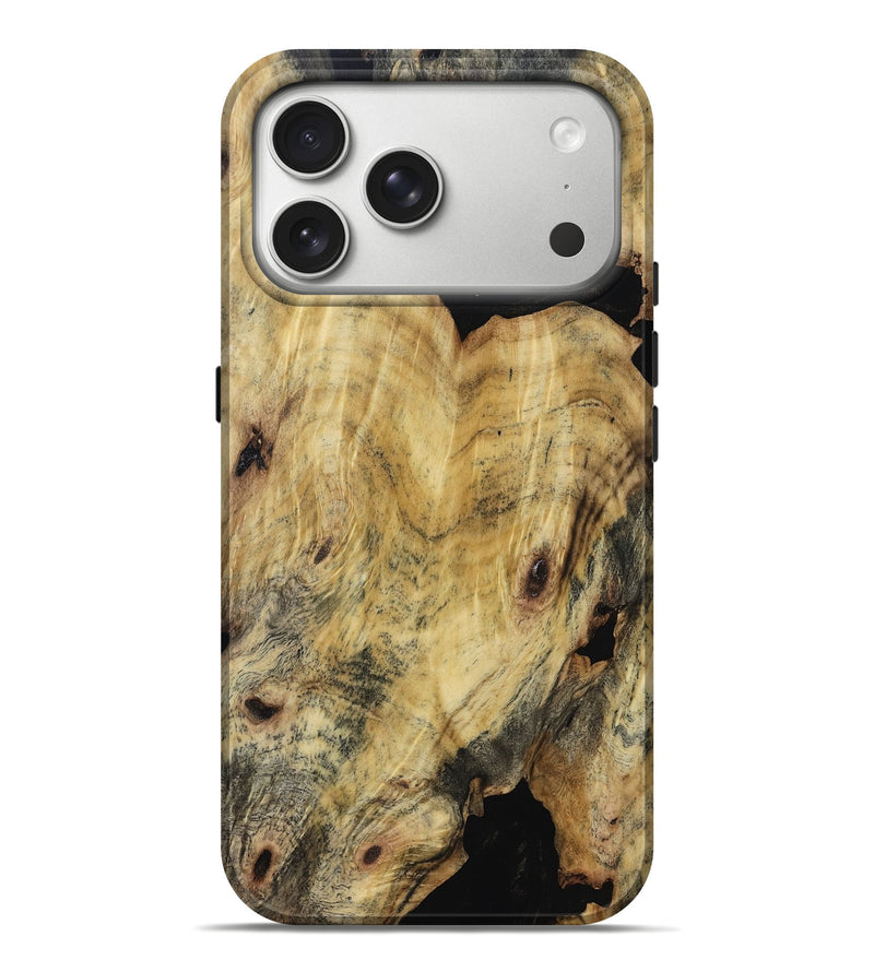 iPhone 17 Pro Max Wood Live Edge Phone Case - Thomas (Wood Burl, 817852)